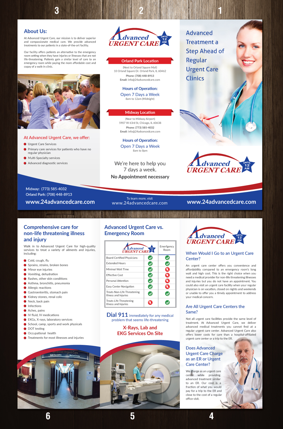Flyer Design by meet007 for Advanced urgent Care | Design #11055995