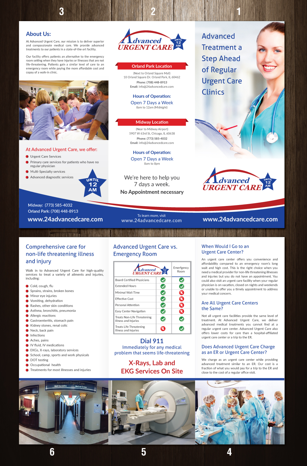 Design de Flyer par meet007 pour Advanced urgent Care | Design #11056093