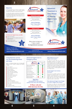 Flyer Design by meet007 for Advanced urgent Care | Design: #11056093