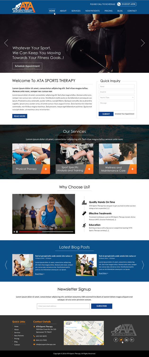 Web Design by Sbss for this project | Design #11055395