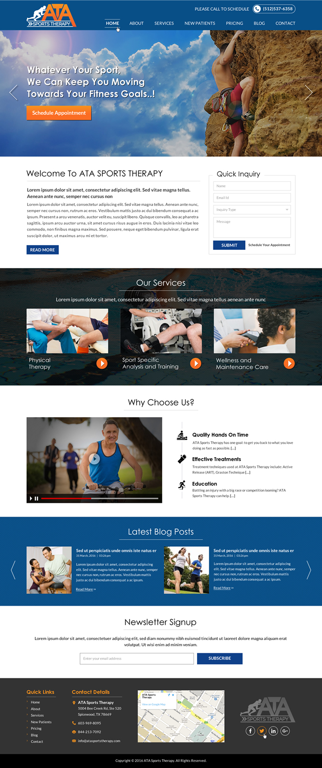 Web Design by Sbss for this project | Design #11055396