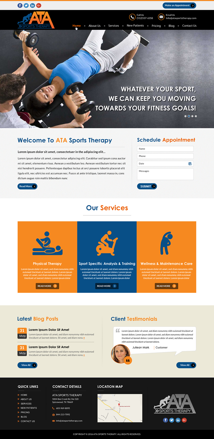 Web Design by Sbss for this project | Design #11055411