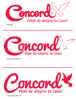 Concord (this is the brand name) Viste de alegria tu casa! (slogan) | Logo Design by Fk_Design
