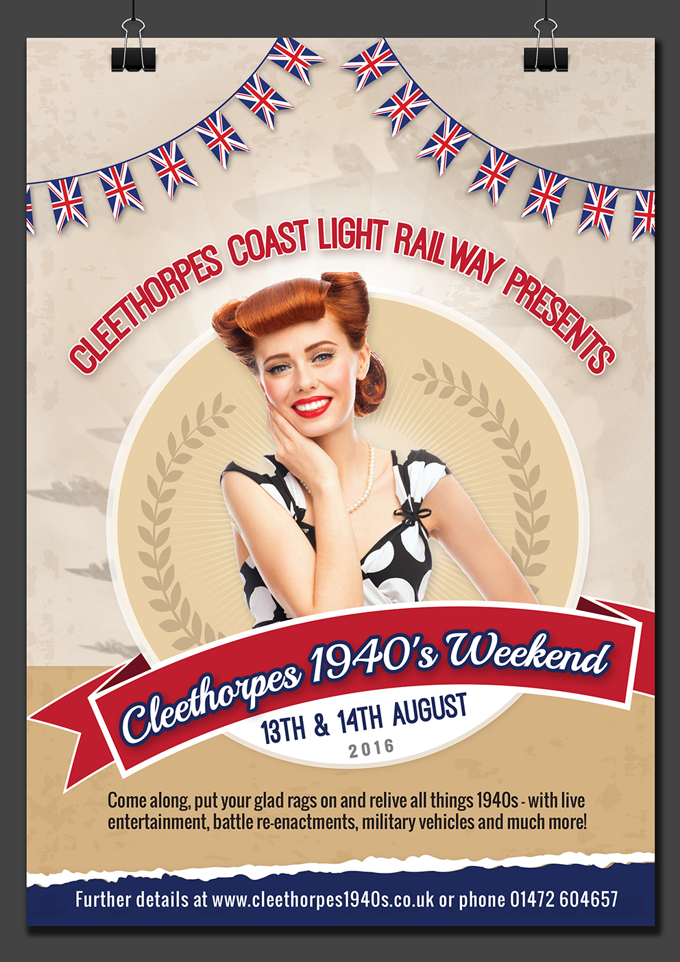 Poster Design by alex989 for Cleethorpes Light Railway Ltd | Design #11077295