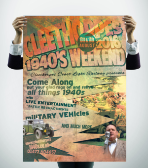 Poster-Design von nizamdeen für Cleethorpes Light Railway Ltd | Design: #11143575