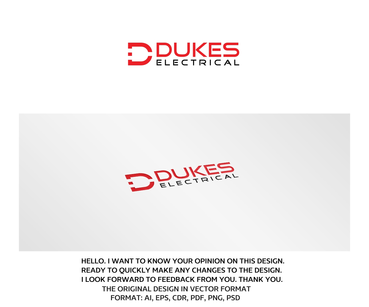 Logo Design by artsterdam for Dukes Electrical | Design #11061159