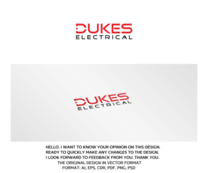 Logo Design by artsterdam for Dukes Electrical | Design: #11061168