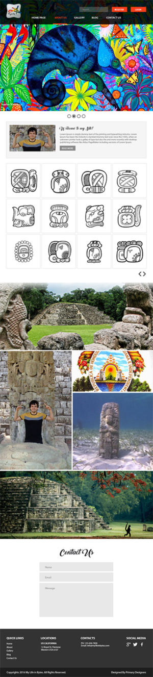 Web Design by primarydesigner2k9 for N/A | Design #11101384