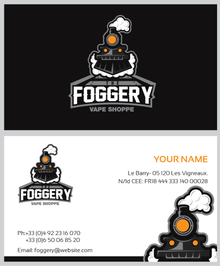 Logo Design by creative.bugs for The Foggery Vape Shoppe | Design #11059845