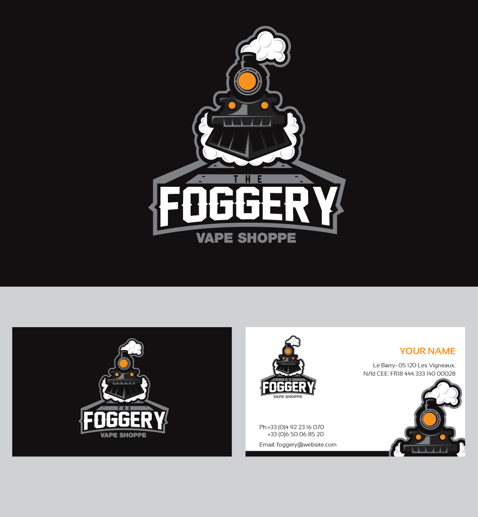 Logo Design by creative.bugs for The Foggery Vape Shoppe | Design #11059846