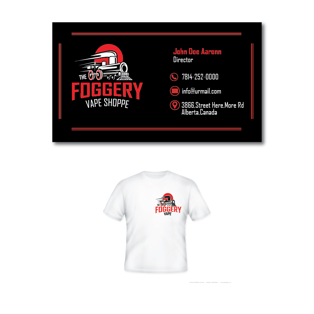 Logo Design by TB Designs for The Foggery Vape Shoppe | Design #11068213