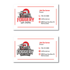 Logo Design by TB Designs for The Foggery Vape Shoppe | Design: #11070106
