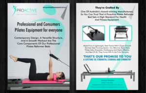 Pro Active Pilates Equipment flyer | Design de Flyer par ecorokerz