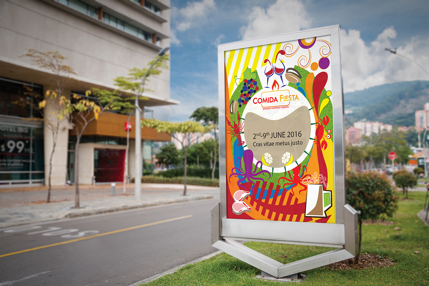 Poster Design by Shaitan_batyr2015 for Comida Fiesta | Design: #11152011
