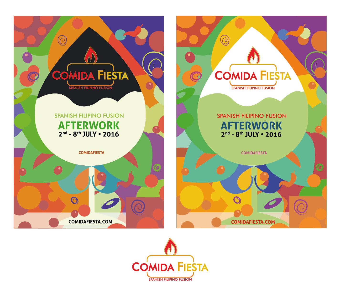 Poster Design by Ludivine Rosee for Comida Fiesta | Design #11061453