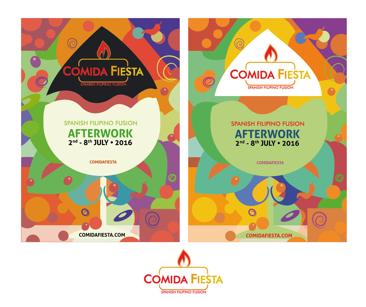 Poster Design by Ludivine Rosee for Comida Fiesta | Design #11070150