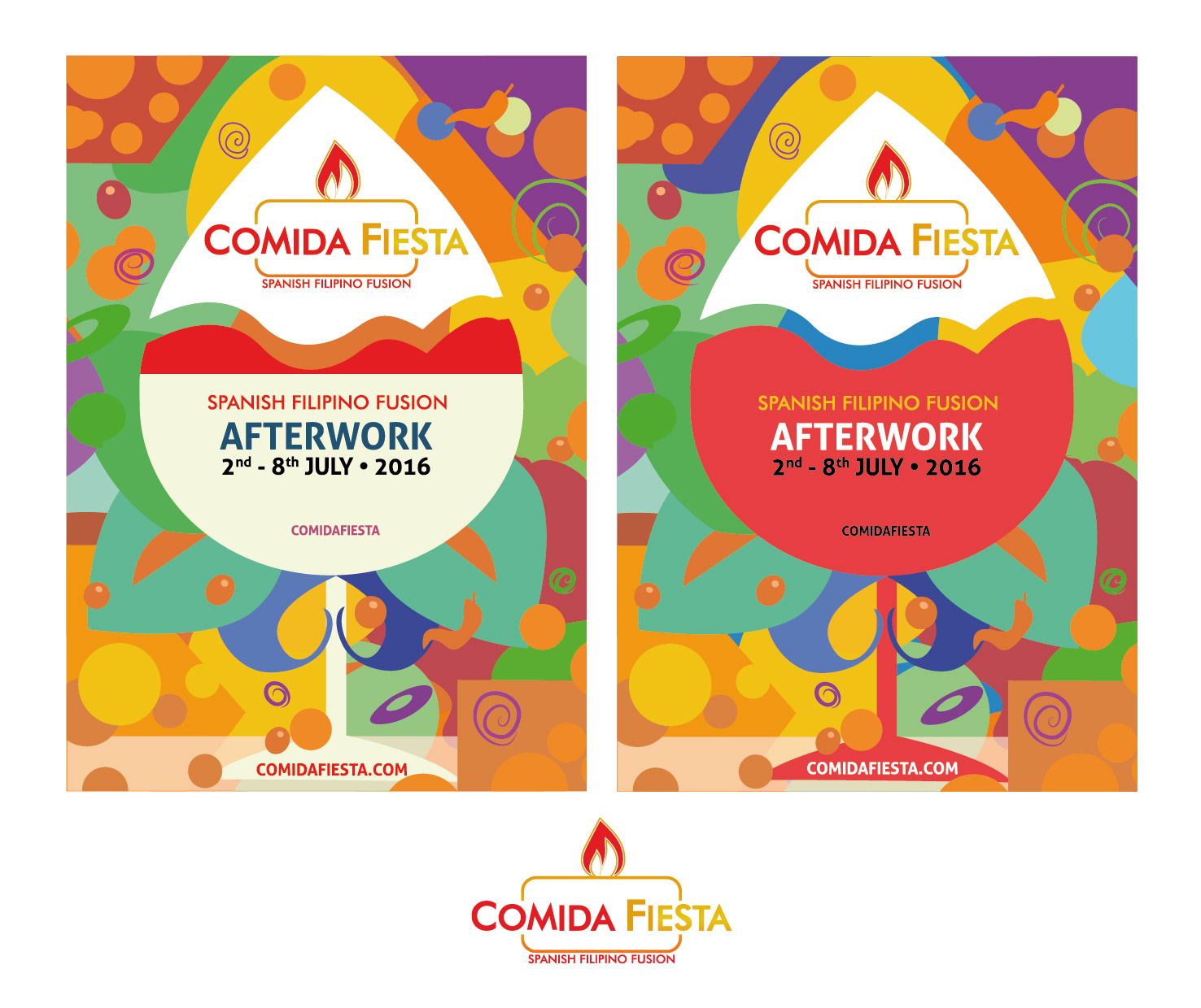 Poster Design by Ludivine Rosee for Comida Fiesta | Design #11070151