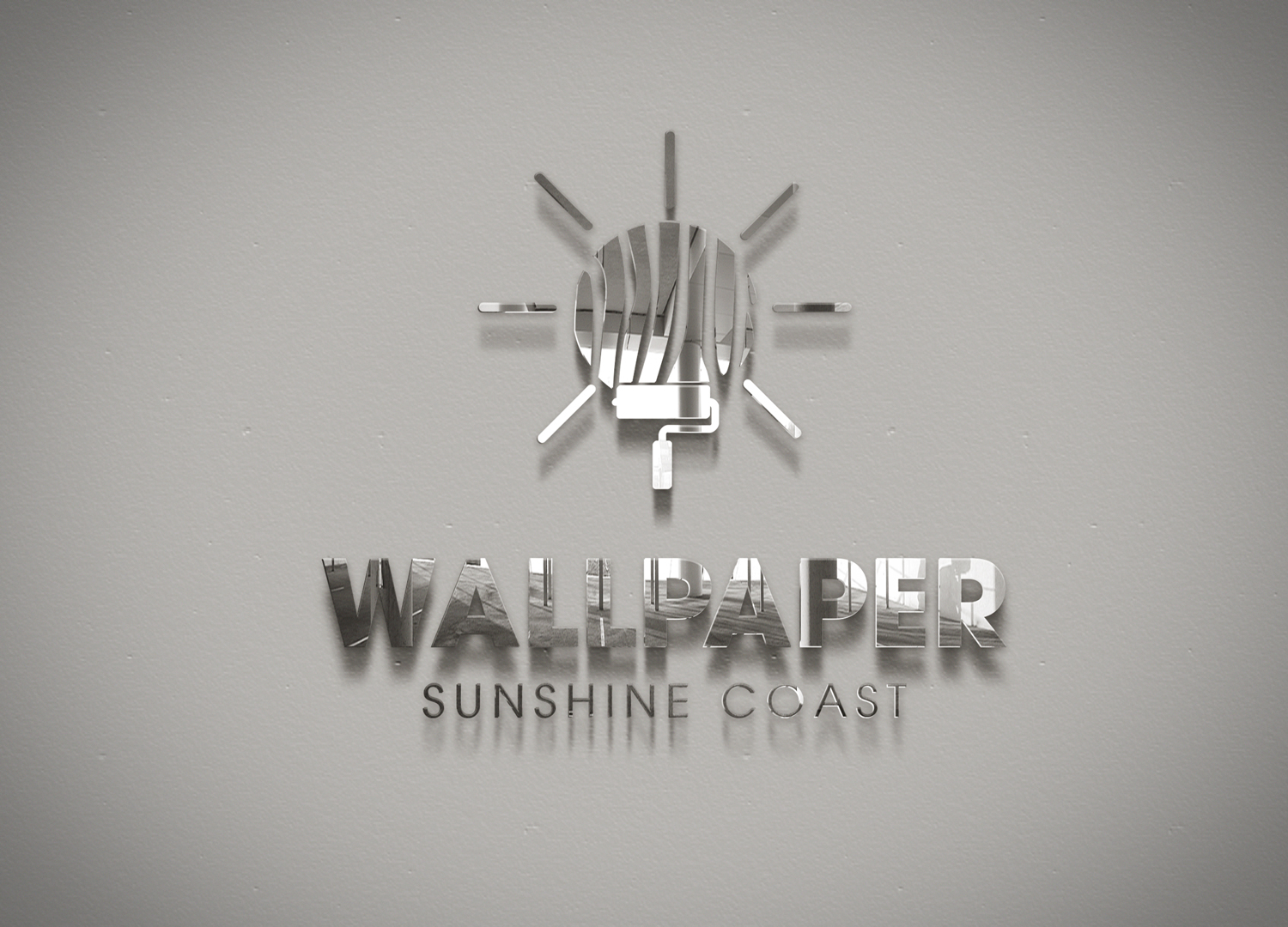 Logo-Design von Cut N Cue Media Solutions für Wallpaper Sunshine Coast | Design #11152403
