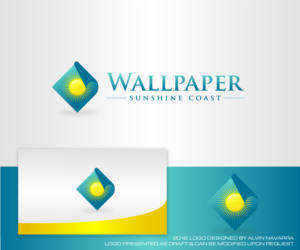 Logo-Design von alvinnavarra für Wallpaper Sunshine Coast | Design: #11110278