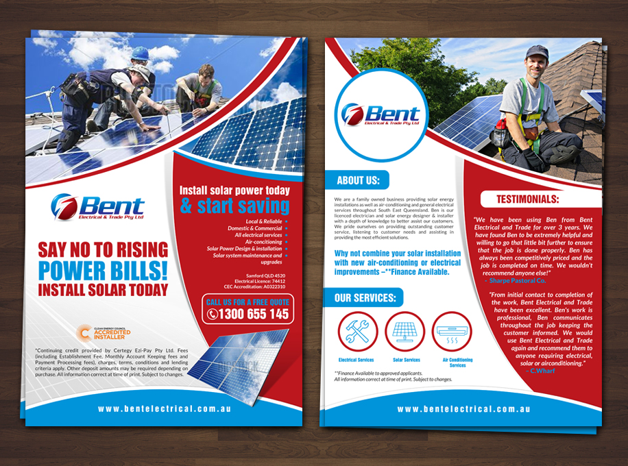 job flyer design
