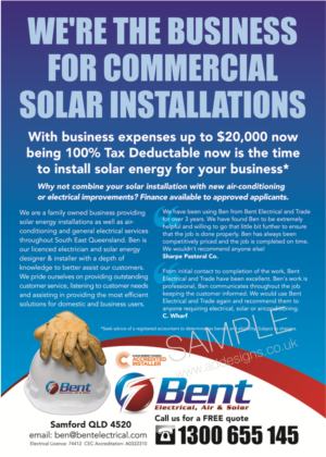 Bent Electrical, Air & Solar | Flyer Design by the artworks