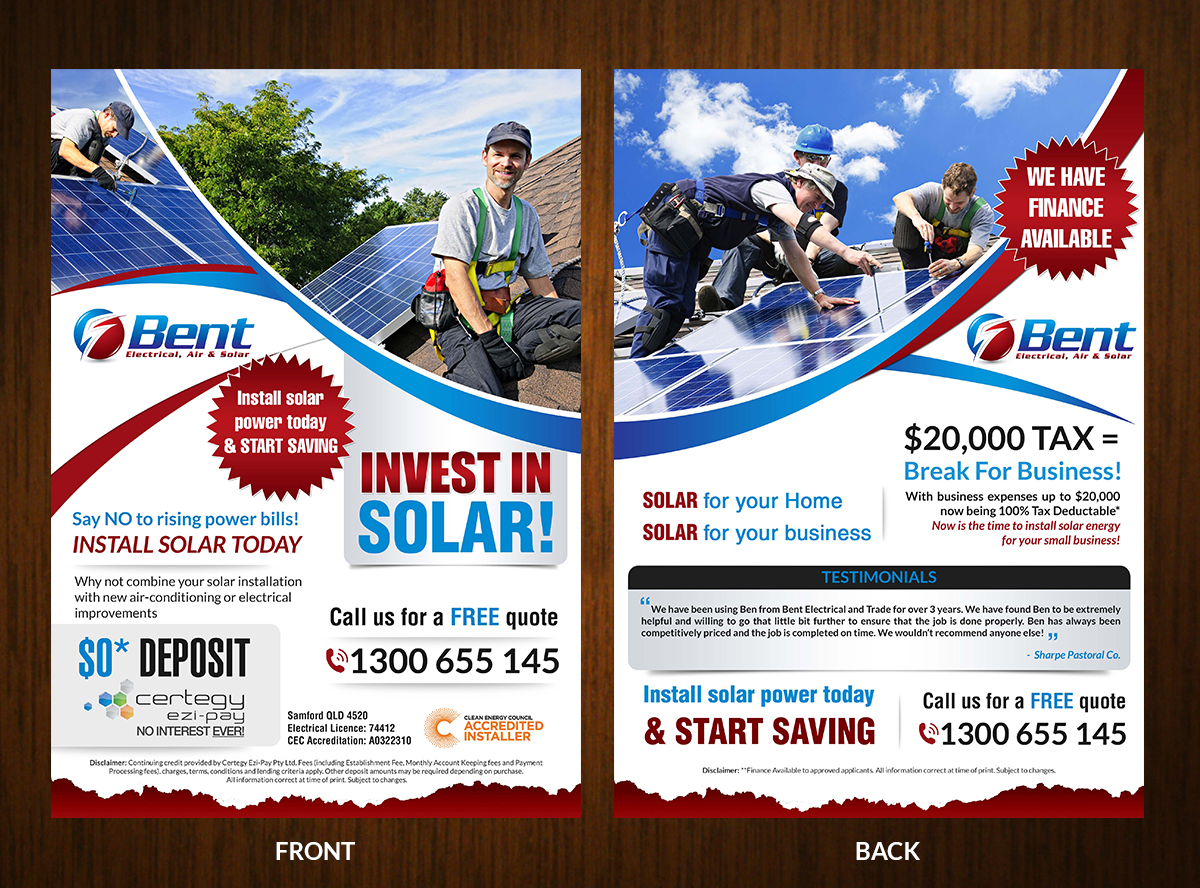 Flyer Design by creative.bugs for this project | Design #11545694
