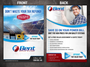 Bent Electrical, Air & Solar | Flyer-Design von SAI DESIGNS