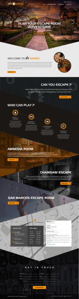 XitGame.com (Escape Room) WordPress Website Redesign | Diseño Web por Sbss