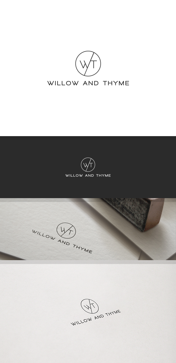 Logo Design by lorixart for Willow and Thyme | Design: #11089862