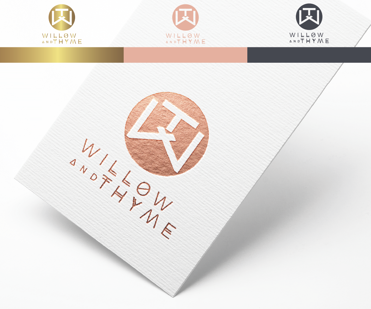 Logo Design by Vetroff for Willow and Thyme | Design #11092632