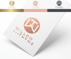 Willow and Thyme | Logo Design by Vetroff