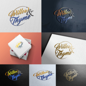 Logo Design by shachibelani for Willow and Thyme | Design: #11097213