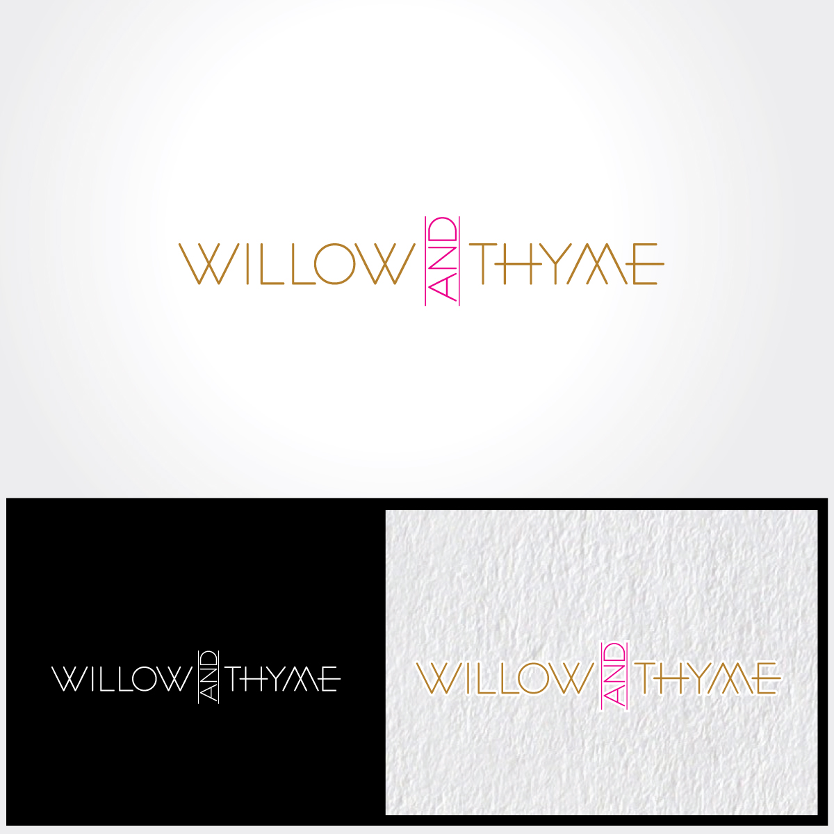 Logo Design by e-graphics for Willow and Thyme | Design #11063931