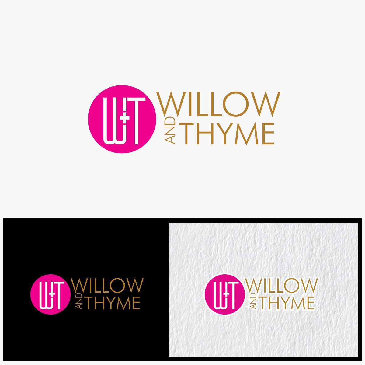 Logo Design by e-graphics for Willow and Thyme | Design #11063932