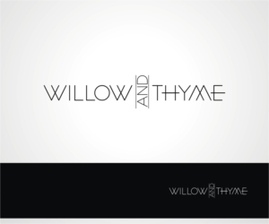 Logo Design by e-graphics for Willow and Thyme | Design: #11095268