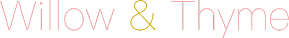 Logo Design by paintd13 for Willow and Thyme | Design #11161499