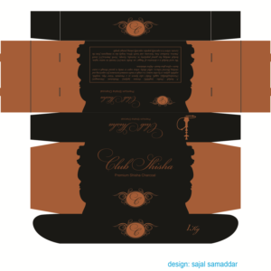 Shisha Hookah Charcoal Box Packing Design + Logo | Diseño de Empaque por Sajal Samaddar