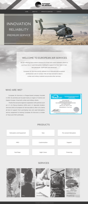 European Air Services | Web Design by Gentle Man