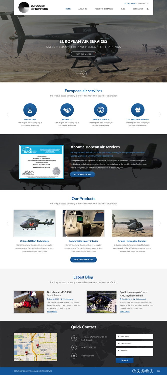 Diseño Web por pb para European Air Service | Diseño #11067063