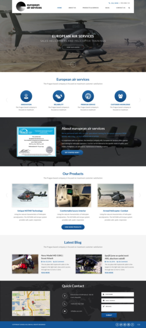Diseño Web por pb para European Air Service | Diseño: #11067063
