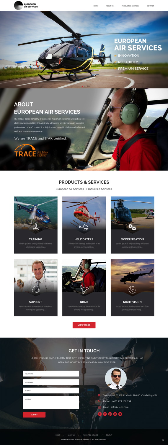 Web Design by pb for European Air Service | Design #11067064