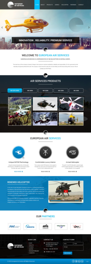 Diseño Web por pb para European Air Service | Diseño: #11067065