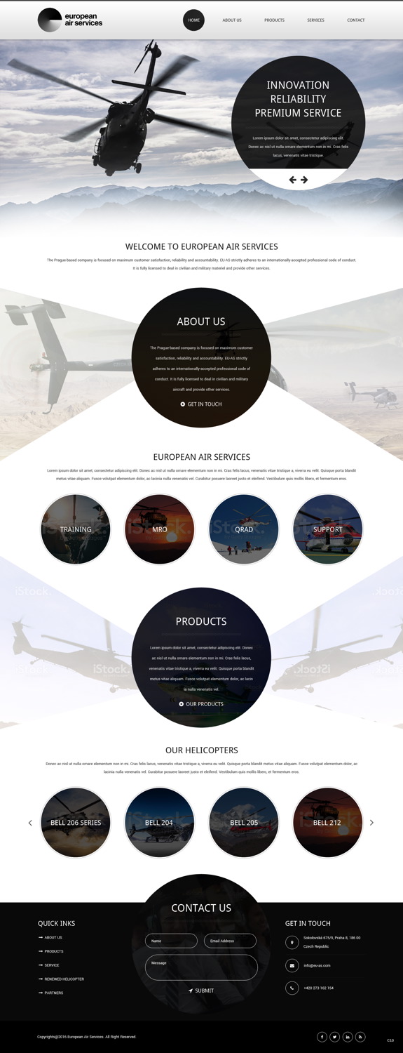 Web Design by pb for European Air Service | Design #11067081