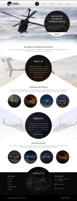 Diseño Web por pb para European Air Service | Diseño: #11067081