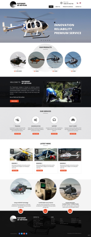 Diseño Web por pb para European Air Service | Diseño: #11078122