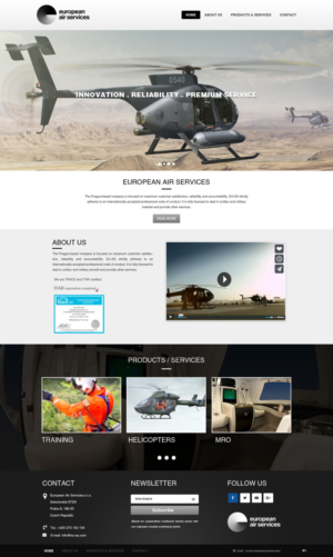 Diseño Web por pb para European Air Service | Diseño: #11088664
