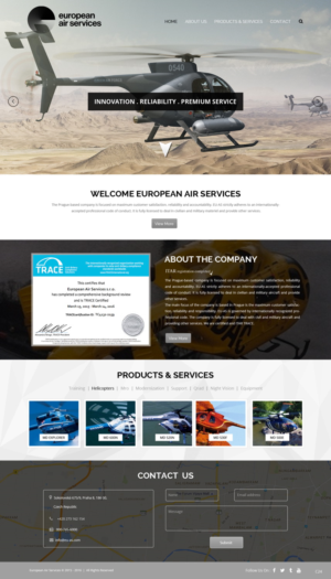 Diseño Web por pb para European Air Service | Diseño: #11088665