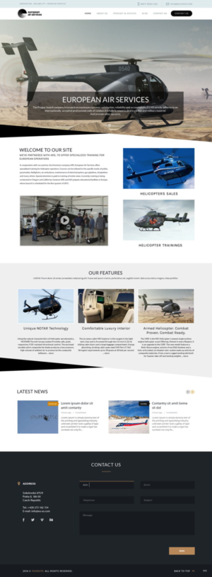 Diseño Web por pb para European Air Service | Diseño: #11088666