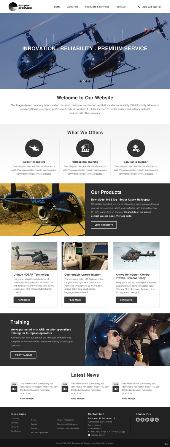 Web Design by pb for European Air Service | Design #11088670