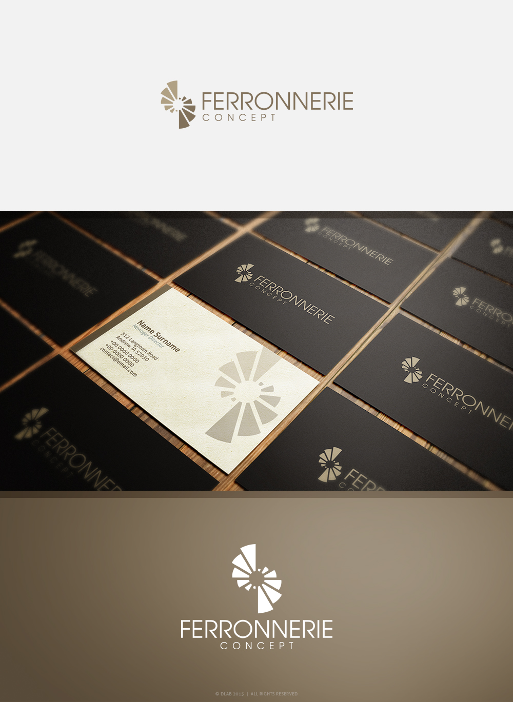 Logo Design by DLab™ for FERRONNERIE CONCEPT | Design #11233777